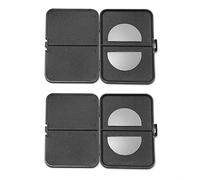 OKH 2 Pairs Stick-on Bifocal Lenses Reader 1.25, Reusable Stick On Adhesive Magnifying Reading Lenses for Sunglasses/Sport Glasses/Ski Goggles, No Water Needed