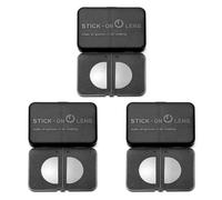 OKH Adhesive Stick on Bifocal Reading Lenses, Convert Sunglasses Goggles or Glasses into Magnified Readers (3pack 2.25+)