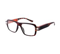OKH Blue Light Blocking Reading Glasses With Lights and Magnifier in The Frame Bright LED Rechargeable Readers for Men and Women Tortoise 1.0