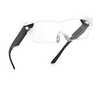 OKH Rechargeable Magnifying Glasses with LED Light,Hands Free 200% Blue Light Blocking Magnifying Lighted Eyeglasses for Hobbies,Reading,Close Work