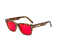 OKH TR90 Blue Light Blocking Sleep Glasses - Deep Red Lens for 100% Blue & Green Light Block Men & Women - Melatonin Support, Circadian Rhythm Reset & Anti-Eyestrain Tortoise