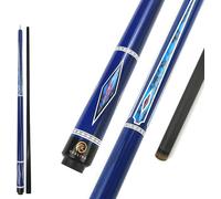 OKHEALING Billiard Cue Carbon,Multi-layer pigskin tip,resin ferrule,T 700 carbon fiber, 58 inches. 1/2 joint, handmade, straight,For black eight/nine-ball,18-20 Ounces,with storage case