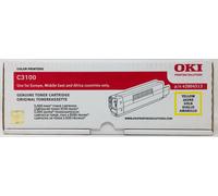 OKI 42804513 Original Yellow Toner Type C6L For OKI C3100 (3K)