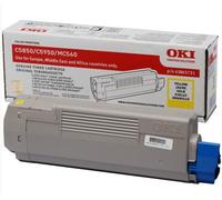 Tru Image 43865721-COM Eco Compatible Toner Cartridges for Oki (Yellow) 43865721
