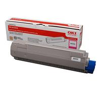 OKI 44059106 Toner Cartridge for C810/C830 A3 Colour Printers (Yield 8000 Pages) - Magenta