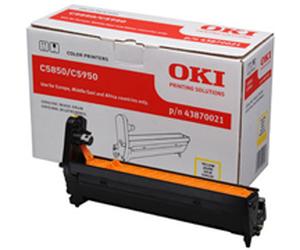 Oki 44318505 Original Oki Yellow Drum Unit, 20K Yield