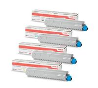 OKI C834dnw Printer Toner Cartridges (4 Pack) -46861308 Multipack Original