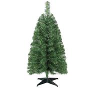 Okicoler 3FT Premium Artificial Tabletop Mini Christmas Tree, 125 Branch Tips, Metal Hinges & Foldable Four-Corner Base, Flame-Retardant PVC, Easy Assembly for Indoor Outdoor Holiday Decor (Green)