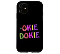 Okie Dokie Clown Kidcore Clowncore Weirdcore Aesthetic Case for iPhone 11