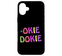 Okie Dokie Clown Kidcore Clowncore Weirdcore Aesthetic Case for iPhone 16 Plus