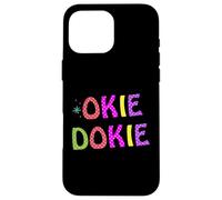 Okie Dokie Clown Kidcore Clowncore Weirdcore Aesthetic Case for iPhone 16 Pro Max