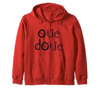 Okie Dokie Clown Kidcore Clowncore Weirdcore Aesthetic Zip Hoodie