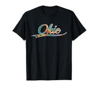 Okie Oklahoma State Tie Dye Vintage Varsity T-Shirt
