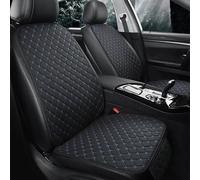 OKIIO Custom Leather Car Seat Covers Full Set for Suzuki Baleno (2015-2022),Automotive Seat Protector Front and Rear Back Seat Covers Comfort interior Accessories, A/black blue
