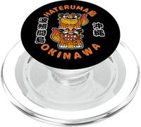 Okinawa Hateruma Shisa Lion Japan Anime Otaku Kanji Souvenir PopSockets PopGrip for MagSafe