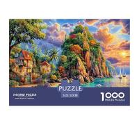 Okinawa Island Jigsaw Puzzles, 1000 Pieces Impossible Puzzle Challenge Toy for Adults& Kids Age 12 Years Up 52x38cm/1000pcs