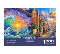Okinawa Island Jigsaw Puzzles for Adults Kids, 1000 Pieces Puzzle Whimsical Challenge Toy 52x38cm/1000pcs