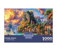 Okinawa Island Jigsaw Puzzles for Adults Kids. Impossible 1000 Pieces Puzzle Challenge Toy Games Gifts 38x26cm/1000pcs