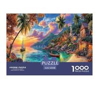 Okinawa Island Puzzle 1000 Piece Impossible Jigsaw Puzzles for Adults, Impossible Puzzle Family Activity Puzzles 52x38cm/1000pcs