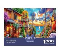 Okinawa Island Puzzle 1000 Piece, Jigsaw Puzzle Challenge Eco-friendly Paper Puzzle for Adults & for Age 12 And Up 52x38cm/1000pcs