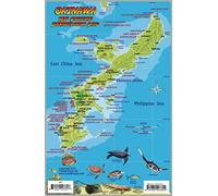 Okinawa Japan Dive Map & Reef Creatures Guide Franko Maps Laminated Fish Card