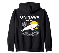 Okinawa Japan Dugong Sea Cow Zip Hoodie