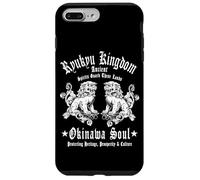 Okinawa Japan Souvenir Shisa Lions Ryukyu Islands Japanese Case for iPhone 7 Plus/8 Plus