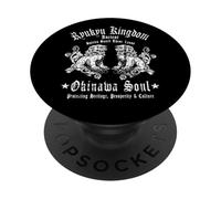 Okinawa Japan Souvenir Shisa Lions Ryukyu Islands Japanese PopSockets Adhesive PopGrip