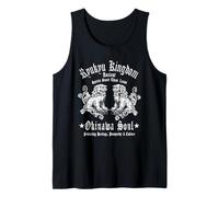 Okinawa Japan Souvenir Shisa Lions Ryukyu Islands Japanese Tank Top
