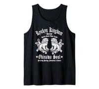 Okinawa Japan Souvenir Shisa Lions Ryukyu Islands Japanese Tank Top