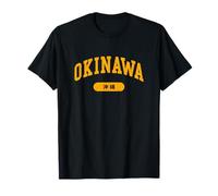 Okinawa Japan Vintage Collegiate Style Lettering T-Shirt