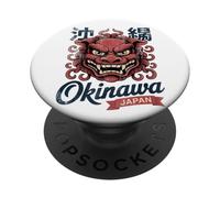 Okinawa Japan Vintage Graphic Style PopSockets Adhesive PopGrip