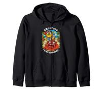 Okinawa Japanese Shisa Beach Sunburn Kanji Souvenir Zip Hoodie