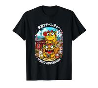 Okinawa Japanese Shisa Tokyo Visitor Kawaii Kanji Souvenir Value Graphic T-Shirt