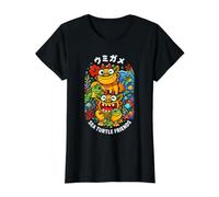 Okinawa Japanese Shisa Turtle Reef Kawaii Kanji Souvenir Value Graphic T-Shirt
