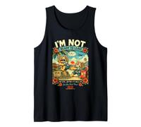 Okinawa Shisa Funny I'm Not Ready to Leave Travel Souvenir Tank Top