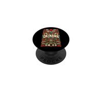 Okinawa Shisa Guardians Island Heritage Japanese Souvenir PopSockets Adhesive PopGrip