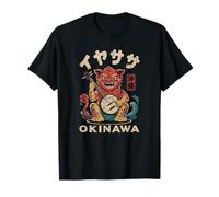 Okinawa Shisa Lion Dog Iyasasa Japan Culture Art Souvenir T-Shirt