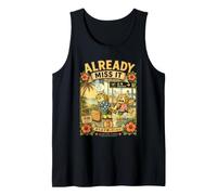 Okinawa Shisa Lion Funny Already Miss It Travel Souvenir Tank Top