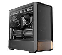 Okinos Air Cross, Genuine Walnut Wood ATX Enclosure, 3x140mm PWM Fan and 2x120mm Reverse PWM Fan Pre-Installed, Airflow Optimized Mesh Panels