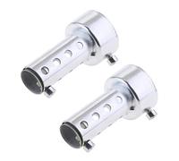 Okiyakusama 2x Motor Exhaust Can Muffler Baffle 42mm, 80mm 3" Length
