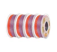 Okiyakusama 4Pcs 3D Printer Filaments Printing Supplies Wear Resistant Universal Accessories Professional 3D Printer Material 1.75mm, Colorful