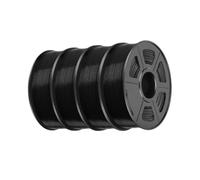 Okiyakusama 4Pcs 3D Printer Filaments Printing Supplies Wear Resistant Universal Accessories Professional 3D Printer Material 1.75mm, Black
