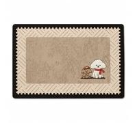 Okiyakusama Cat Bath Mat, Diatom Mud Rug, Polyester Fibers, Entryway Textile, Dressing Space, For College Students, color to 2, 80 * 120cm【New Diatom Mud】