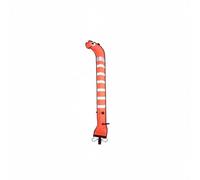 Okiyakusama Diving Buoy Inflatable Dive Tube Surface Marker Tube With Pressure Valve Reflective Strip Manual Oral Inflator Suitable For Scuba Diving Freediving Snorkeling, Orange, 1.2M