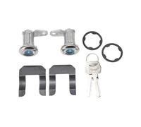 Okiyakusama Door Lock Cylinder Pair Set with 2 Keys, Plug And Play Parts, Hardware Durability, Exterior Parts, Accessories for