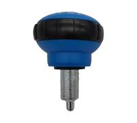 Okiyakusama Exercise Bike Knob Exercise Equipment Knob Locking Pin Pull up Knob Pull Pin Spring Knob Handle Grip Replacement Stationary Bike Pin Knob Fitness, Height 7.9cm, Blue