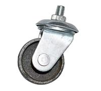 Okiyakusama Floor Jack Caster Wheels Accessories Black Wheel Spare Parts Metal Horizontal Jack Casters for 3 Ton Floor Jack