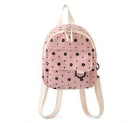 Okiyakusama Floral Backpack, Convertible, Pink | Adjustable Straps, Convertible Shoulder Bag, Hands Walking, For Casual Users