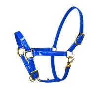 Okiyakusama Horse Halter, Adjustable Cord Halter, Padded Bridle, Halter Function for Groundwork, Outdoor Field Training, Horsemanship, Blue M